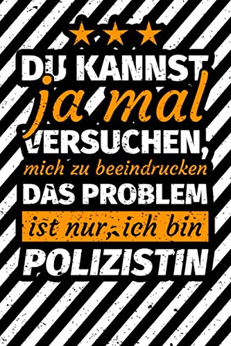 Notizbuch liniert: Polizistin Geschenk Notizbuch liniert: Polizistin Geschenk
