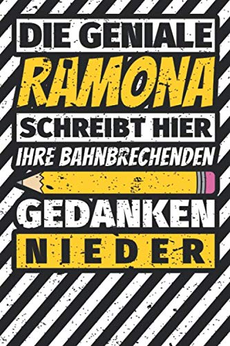 Notizbuch liniert: Ramona Geschenke lustiger Spruch Vorname Notizbuch liniert: Ramona Geschenke lustiger Spruch Vorname