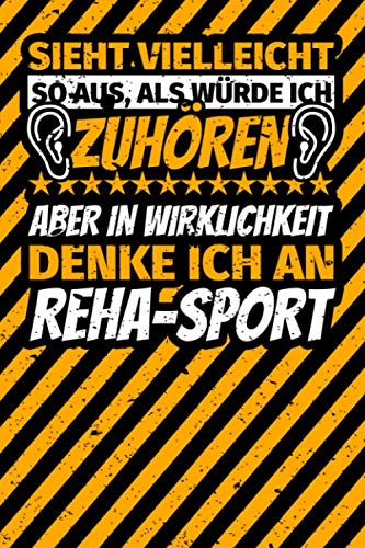 Notizbuch liniert: Reha-Sport lustiges Geschenk Humor Notizbuch liniert: Reha-Sport lustiges Geschenk Humor