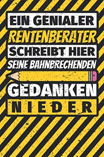 Notizbuch liniert: Rentenberater Geschenke lustig Abschluss Geschenkidee Beruf Notizbuch liniert: Rentenberater Geschenke lustig Abschluss Geschenkidee Beruf von Independently published