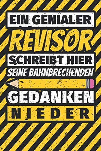 Notizbuch liniert: Revisor Geschenke lustig Abschluss Geschenkidee Beruf Notizbuch liniert: Revisor Geschenke lustig Abschluss Geschenkidee Beruf