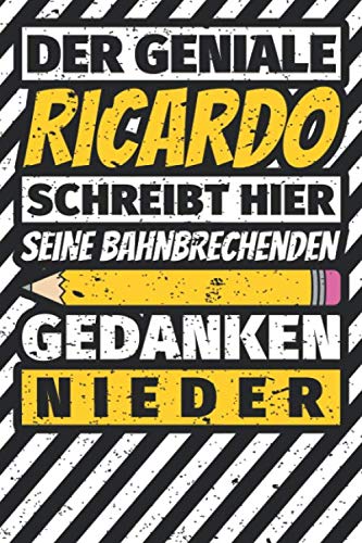 Notizbuch liniert: Ricardo Geschenke lustiger Spruch Vorname Notizbuch liniert: Ricardo Geschenke lustiger Spruch Vorname von Independently published