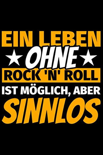Notizbuch liniert: Rock 'n' Roll Geschenke tanzen Tanz