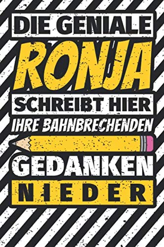 Notizbuch liniert: Ronja Geschenke lustiger Spruch Vorname Notizbuch liniert: Ronja Geschenke lustiger Spruch Vorname von Independently published