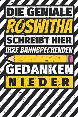 Notizbuch liniert: Roswitha Geschenke lustiger Spruch Vorname Notizbuch liniert: Roswitha Geschenke lustiger Spruch Vorname von Independently published