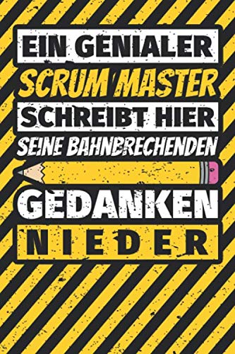 Notizbuch liniert: Scrum Master Geschenke lustig Abschluss Geschenkidee Beruf Notizbuch liniert: Scrum Master Geschenke lustig Abschluss Geschenkidee Beruf von Independently published