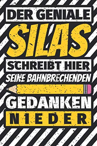 Notizbuch liniert: Silas Geschenke lustiger Spruch Vorname Notizbuch liniert: Silas Geschenke lustiger Spruch Vorname