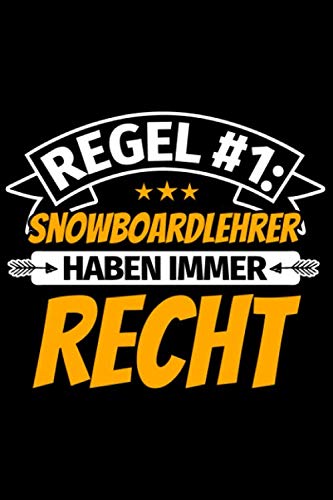 Notizbuch liniert: Snowboardlehrer Geschenke lustiger Spruch Notizbuch liniert: Snowboardlehrer Geschenke lustiger Spruch