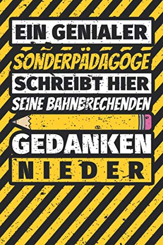 Notizbuch liniert: Sonderpädagoge Geschenke lustig Abschluss Geschenkidee Beruf Notizbuch liniert: Sonderpädagoge Geschenke lustig Abschluss Geschenkidee Beruf von Independently published