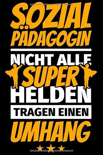 Notizbuch liniert: Sozialpädagogin Geschenke lustiger Spruch Notizbuch liniert: Sozialpädagogin Geschenke lustiger Spruch von Independently published