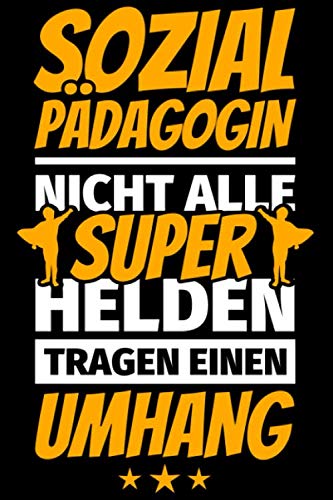 Notizbuch liniert: Sozialpädagogin Geschenke lustiger Spruch