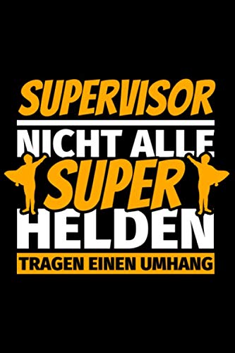 Notizbuch liniert: Supervisor Geschenke lustig Notizbuch liniert: Supervisor Geschenke lustig