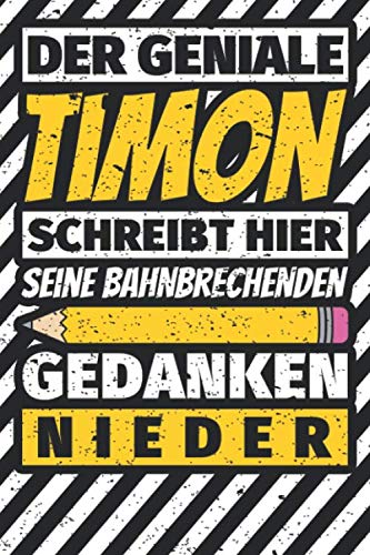Notizbuch liniert: Timon Geschenke lustiger Spruch Vorname Notizbuch liniert: Timon Geschenke lustiger Spruch Vorname von Independently published