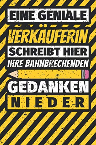 Notizbuch liniert: Verkäuferin Geschenke lustig Abschluss Geschenkidee Beruf Notizbuch liniert: Verkäuferin Geschenke lustig Abschluss Geschenkidee Beruf