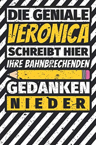 Notizbuch liniert: Veronica Geschenke lustiger Spruch Vorname Notizbuch liniert: Veronica Geschenke lustiger Spruch Vorname von Independently published