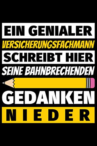 Notizbuch liniert: Versicherungsfachmann Geschenke Beruf Notizbuch liniert: Versicherungsfachmann Geschenke Beruf von Independently published
