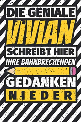 Notizbuch liniert: Vivian Geschenke lustiger Spruch Vorname Notizbuch liniert: Vivian Geschenke lustiger Spruch Vorname von Independently published