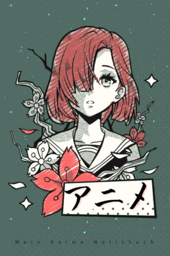 Mein Anime Notizbuch: Dein 100 Seiten punktraster Notebook und Journal für Anime Sachen zum Zeichnen und Schreiben