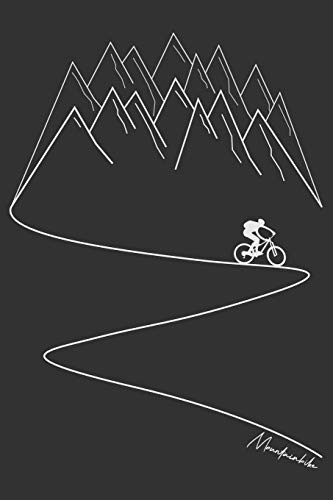 Mountainbike: Mountain Bike MTB Notizbuch Zeichenbuch A5 | Geschenk für Mountainbiker Radsportler Fahrrad Fans Kinder Jugendliche Frauen Männer zum ... | 120 blanko Seiten mit angedeutetem Rand