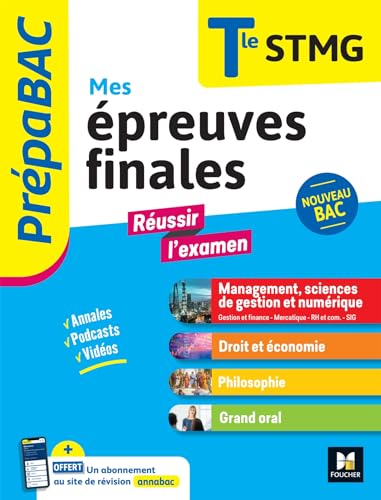 Prepabac Terminale STMG - Mes épreuves finales - fiches et annales Prepabac Terminale STMG - Mes épreuves finales - fiches et annales von FOUCHER