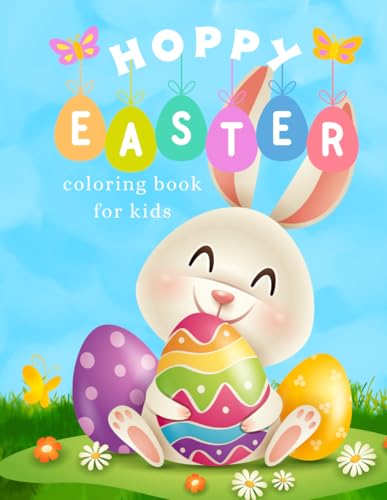 Hoppy Easter Coloring Book: Simple Easter images for kids! von Independently published