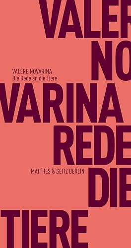 Die Rede an die Tiere (Fröhliche Wissenschaft)