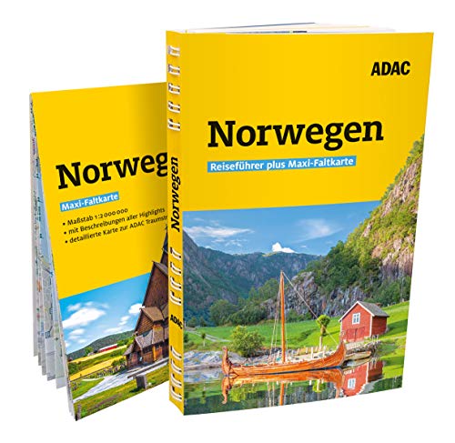 ADAC Reiseführer plus Norwegen: Mit Maxi-Faltkarte und praktischer Spiralbindung