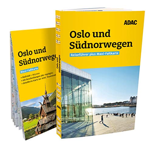 ADAC Reiseführer plus Oslo und Südnorwegen: Mit Maxi-Faltkarte und praktischer Spiralbindung von ADAC Reisefhrer