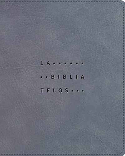 NVI, La Biblia Telos para Jóvenes, Revisión 2022, Leathersoft, Gris, Interior a dos colores, Comfort Print: Una guía para el estudiante a través de las Escrituras