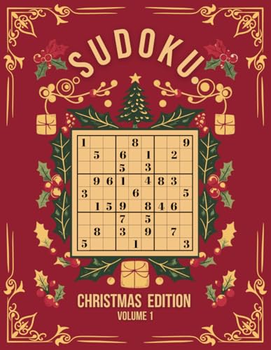Sudoku Christmas Edition Volume 1: 500 + Puzzles Including Solutions: Difficulty levels: Easy - Medium - Hard von Independently published