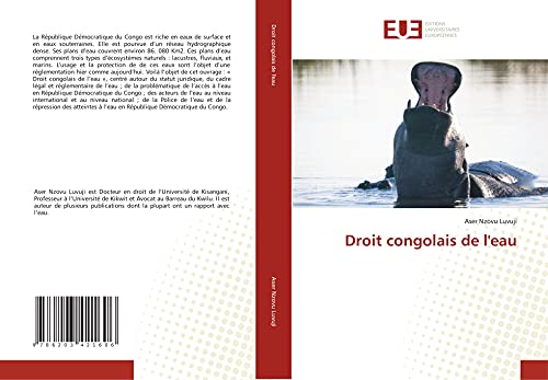Droit congolais de l'eau von Éditions universitaires européennes