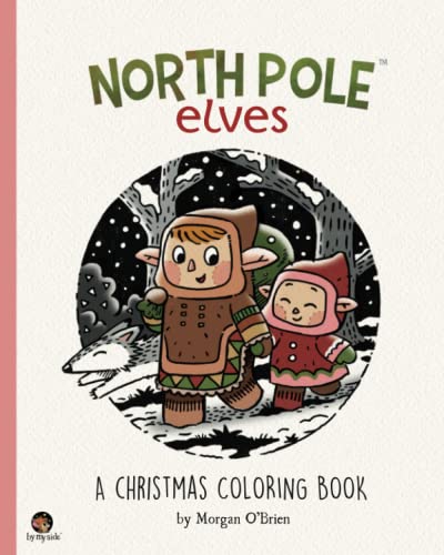North Pole Elves: A Christmas Coloring Book von Independently published