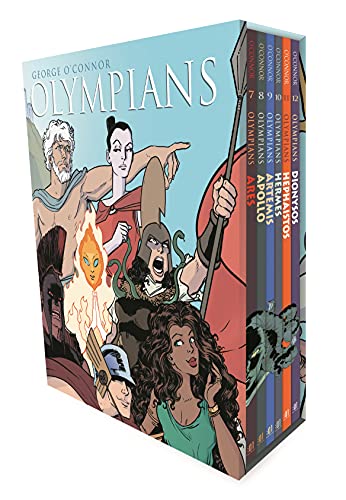Olympians Boxed Set: Ares / Apollo / Artemis / Hermes / Hephaistos / Dionysos (Olympians, 7-12)