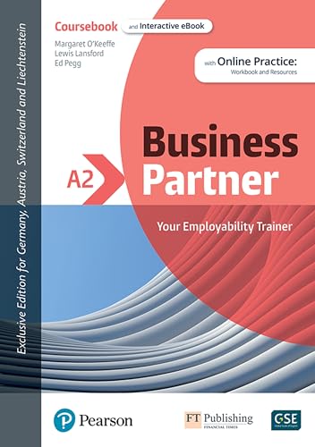 Business Partner A2 DACH Edition Coursebook and eBook with Online Practice von Pearson Education