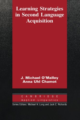 Learning Strategies in Second Language Acquisition (Cambridge Applied Linguistics Series) von Cambridge University Press