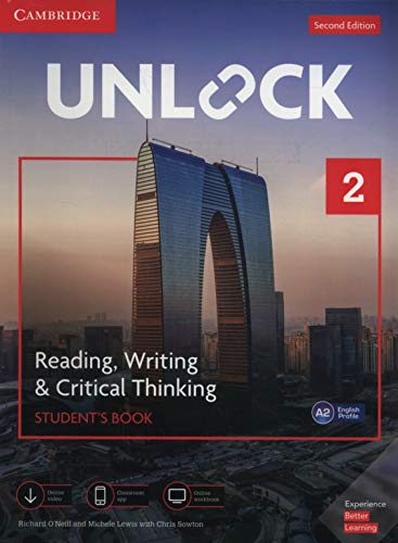 Unlock Level 2 Reading, Writing, & Critical Thinking Student's Book + Online Workbook With Downloadable Video: Includes Moble App: Mob App and Online Workbook w/ Downloadable Video