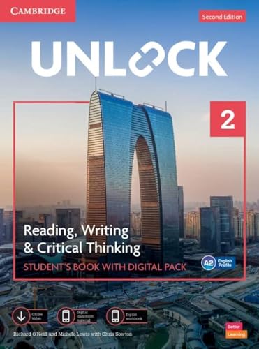 Unlock Level 2 Reading, Writing and Critical Thinking Student's Book with Digital Pack von Cambridge University Press