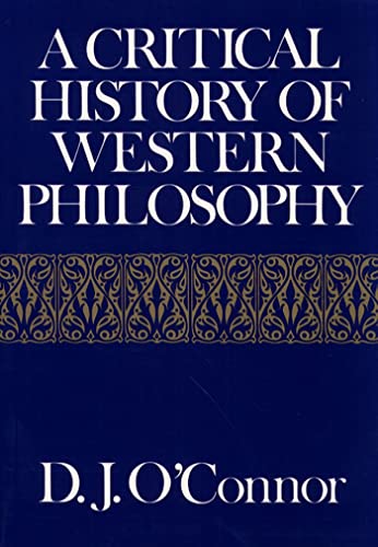 Critical History of Western Philosophy von Free Press