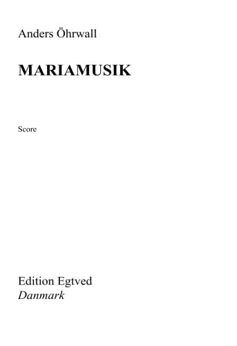 ANDERS ÖHRWALL ÖHRWALL MARIAMUSIK SC