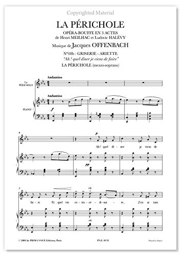 Offenbach, Jacques • PÉRICHOLE (LA) • "Ah ! quel dîner je viens de faire" (mezzo-soprano)