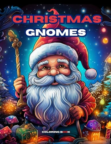 Christmas gnomes coloring book: 39 easy and simple designs for relaxation von Independently published