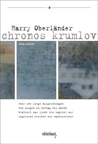 chronos krumlov: Gedichte (Lyrik-Edition: Herausgegeben von Bernd Leukert)