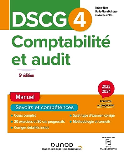 DSCG 4 - Comptabilité et audit - Manuel - 5e éd. von DUNOD