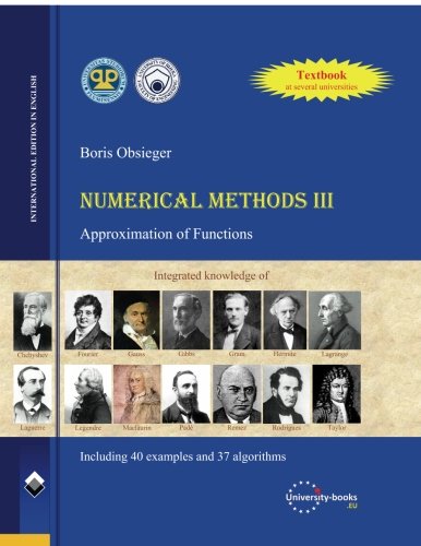 Numerical Methods III: Approximation of Functions