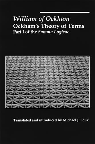 Ockham's Theory of Terms: Part I of the Summa Logicae von St. Augustine's Press