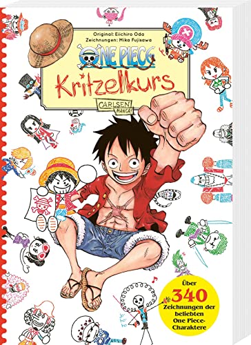 One Piece Kritzelkurs: Mehr als 340 niedliche Piraten-Illustrationen, die jeder zeichnen kann! | Das perfekte Geschenk für Fans! von Carlsen Manga