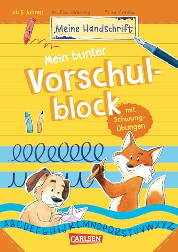 Mein bunter Vorschulblock mit Schwungübungen: Vorübungen fürs Buchstaben-Schreiben ab 5 Jahren (Meine Handschrift) von Carlsen Verlag GmbH