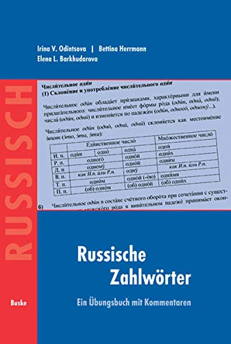 Russische Zahlwörter: Ein Übungsbuch mit Kommentaren (Russisch als Fremdsprache: Materialien zum Russischunterricht) von Buske Helmut Verlag GmbH
