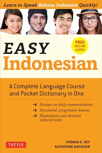 Easy Indonesian: A Complete Language Course and Pocket Dictionary in One (Easy Language) von Tuttle Publishing