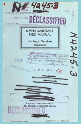 Simple Sabotage Field Manual von Independently published